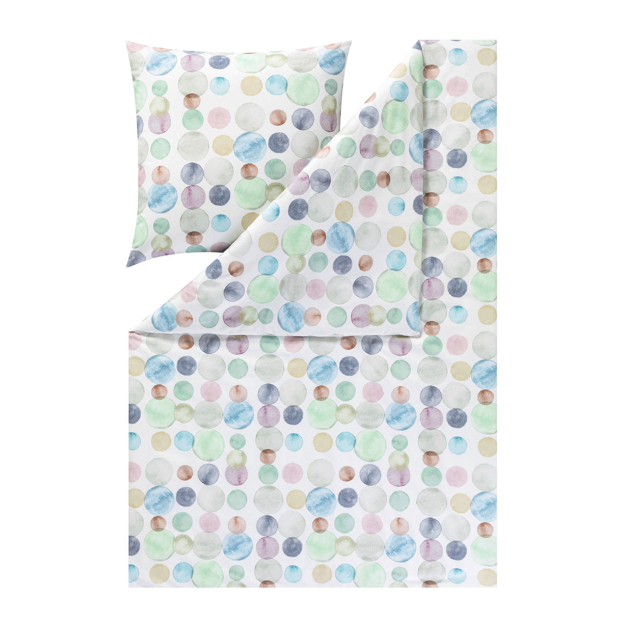 BETTWÄSCHE Impulse Flanell 155/200 cm  - Minttürkis, Design, Textil (155/200cm) - Estella