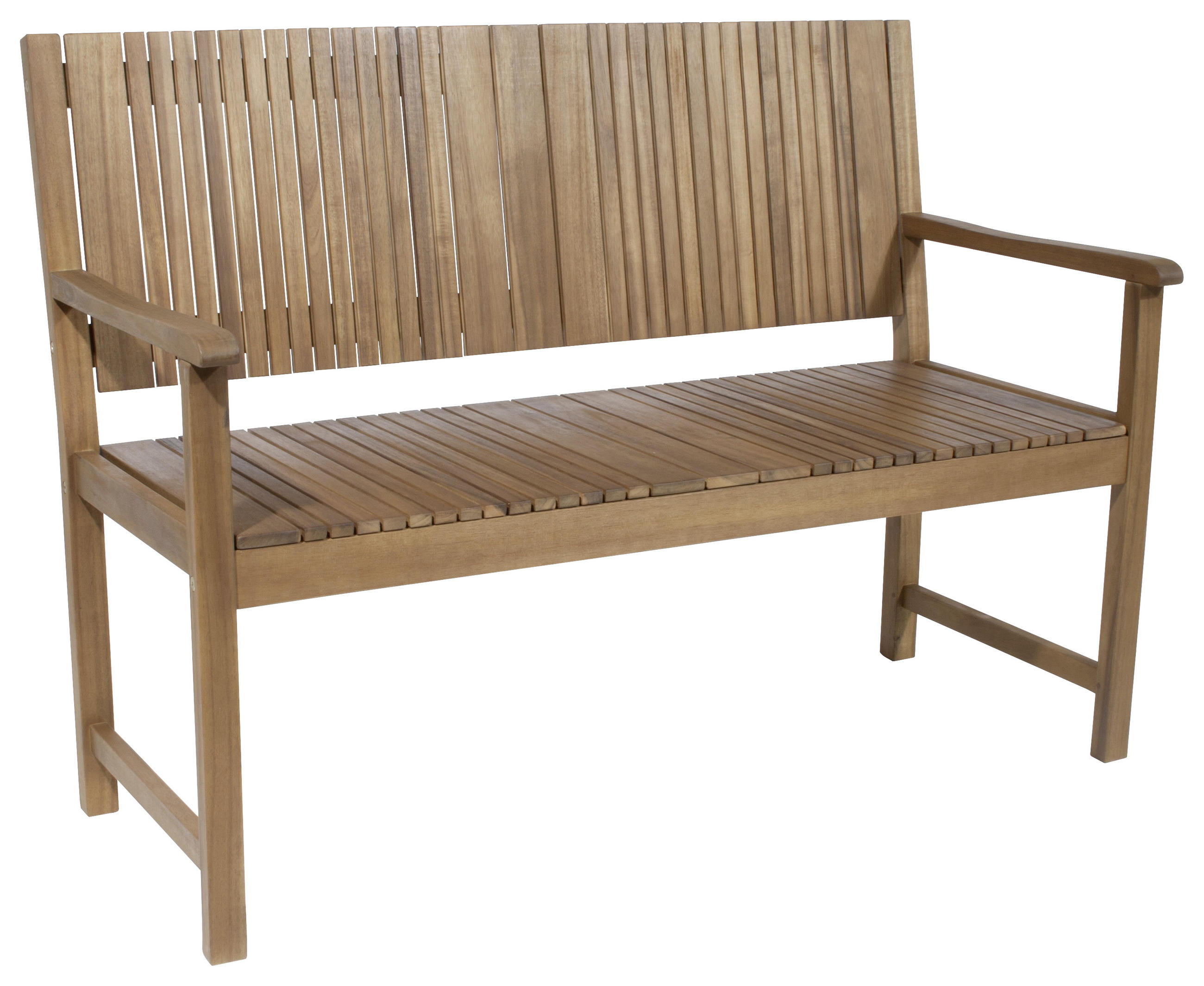 GARTENBANK Akazie - Akaziefarben, KONVENTIONELL, Holz (122/90/55cm) - Siena Garden