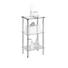 BADEZIMMERREGAL - Chromfarben/Klar, Design, Glas/Metall (38/75/28cm) - Xora BADEZIMMERREGAL - Chromfarben/Klar, Design, Glas/Metall (38/75/28cm) - Xora