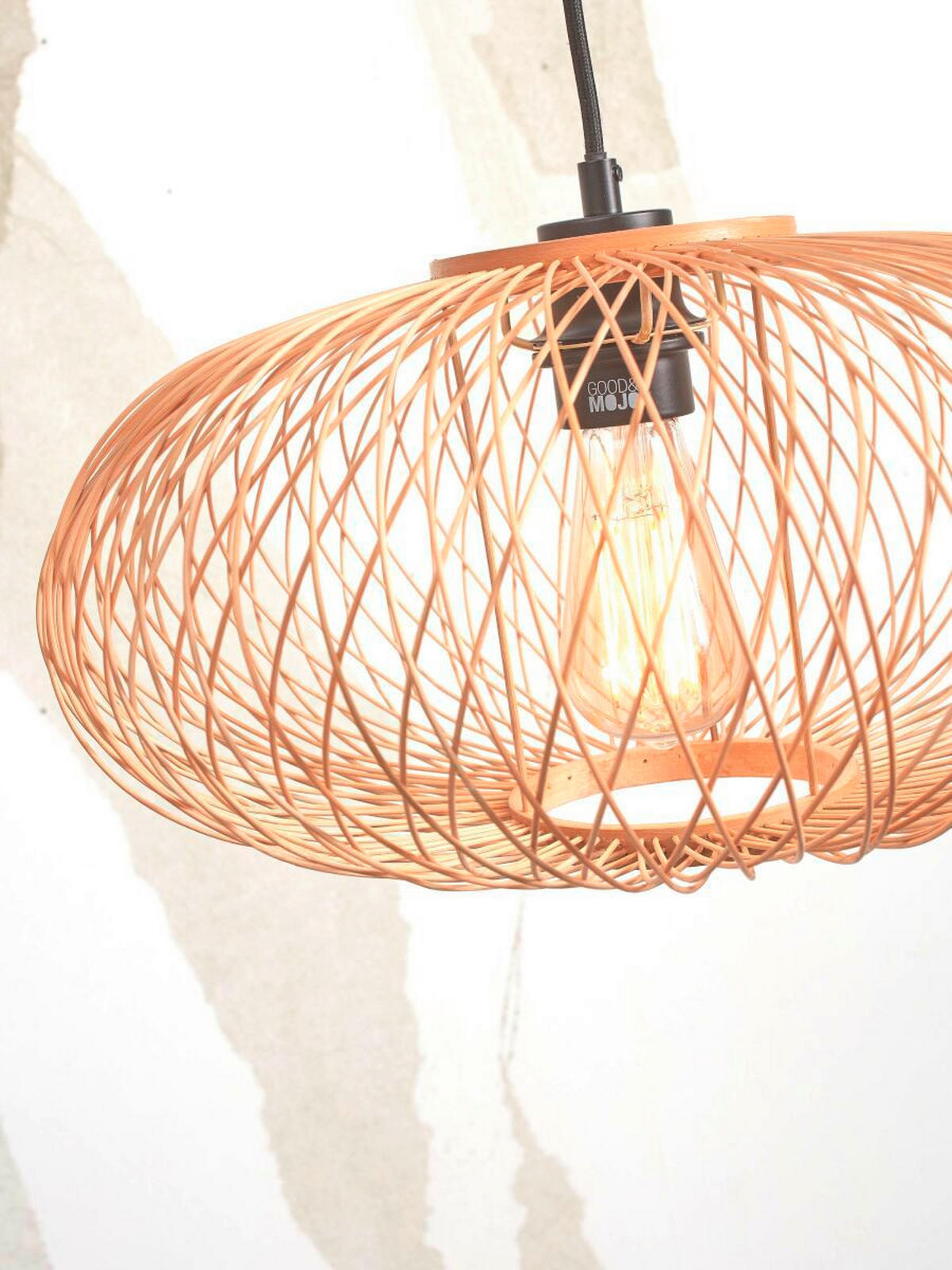 GOLVLAMPA GOOD&MOJO     - naturfärgad, Trend (150/40/62cm) - Good & Mojo