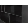 BUFFET Schwarz  200/150/44 cm  - Schwarz, Design, Holz/Holzwerkstoff (200/150/44cm) - Ambia Home
