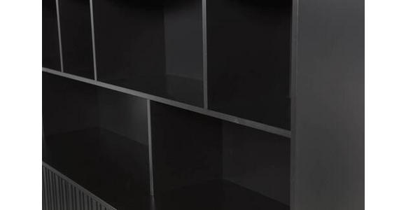 BUFFET Schwarz  200/150/44 cm  - Schwarz, Design, Holz/Holzwerkstoff (200/150/44cm) - Ambia Home