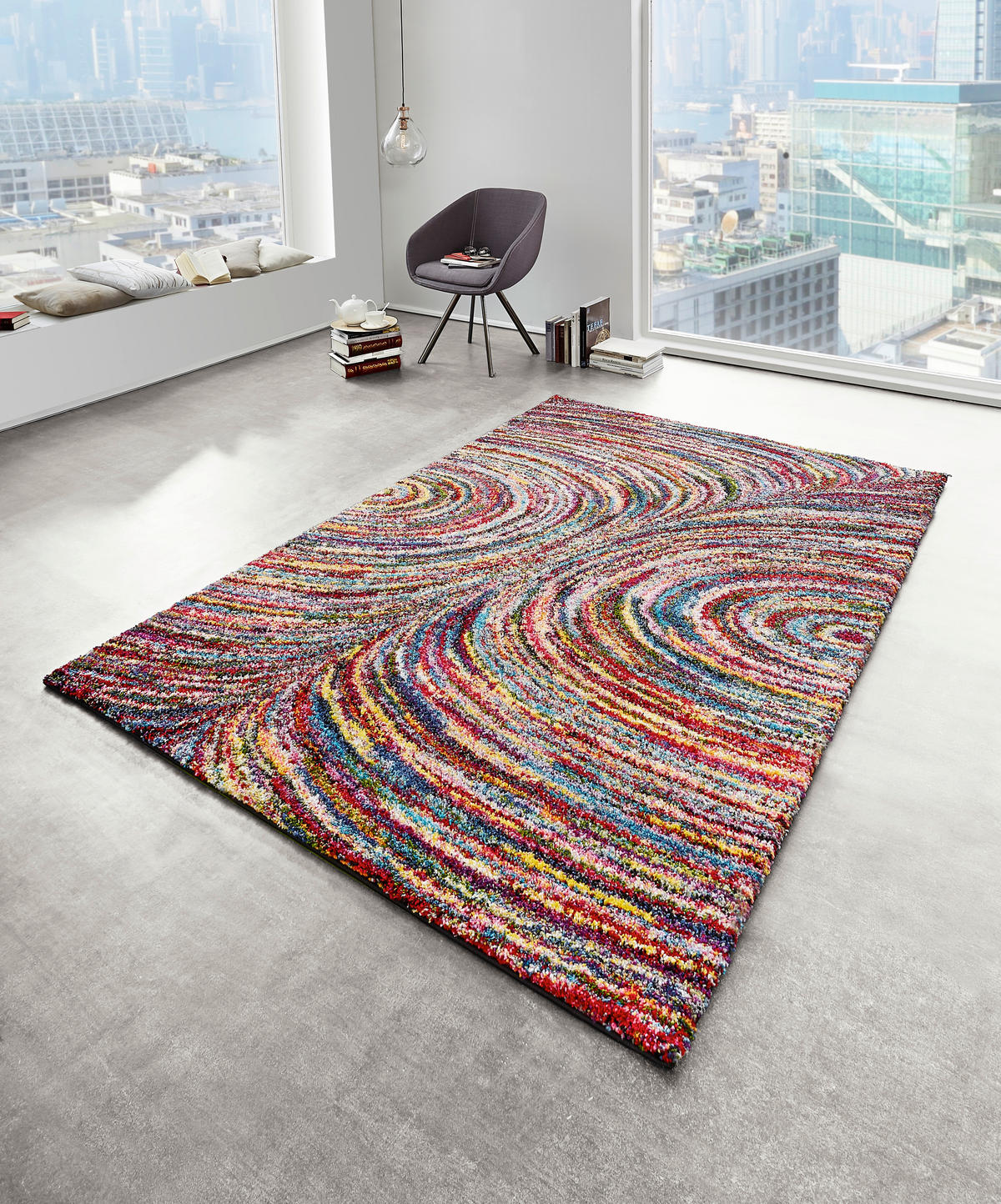 WEBTEPPICH 160/230 cm Sixteen Face Multicolor  - Multicolor, Trend, Textil (160/230cm) - Novel