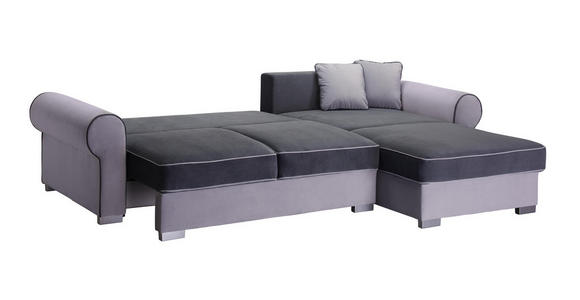 WOHNLANDSCHAFT in Textil Braun - Braun, ROMANTIK / LANDHAUS, Kunststoff/Textil (310/193cm) - Hom`in
