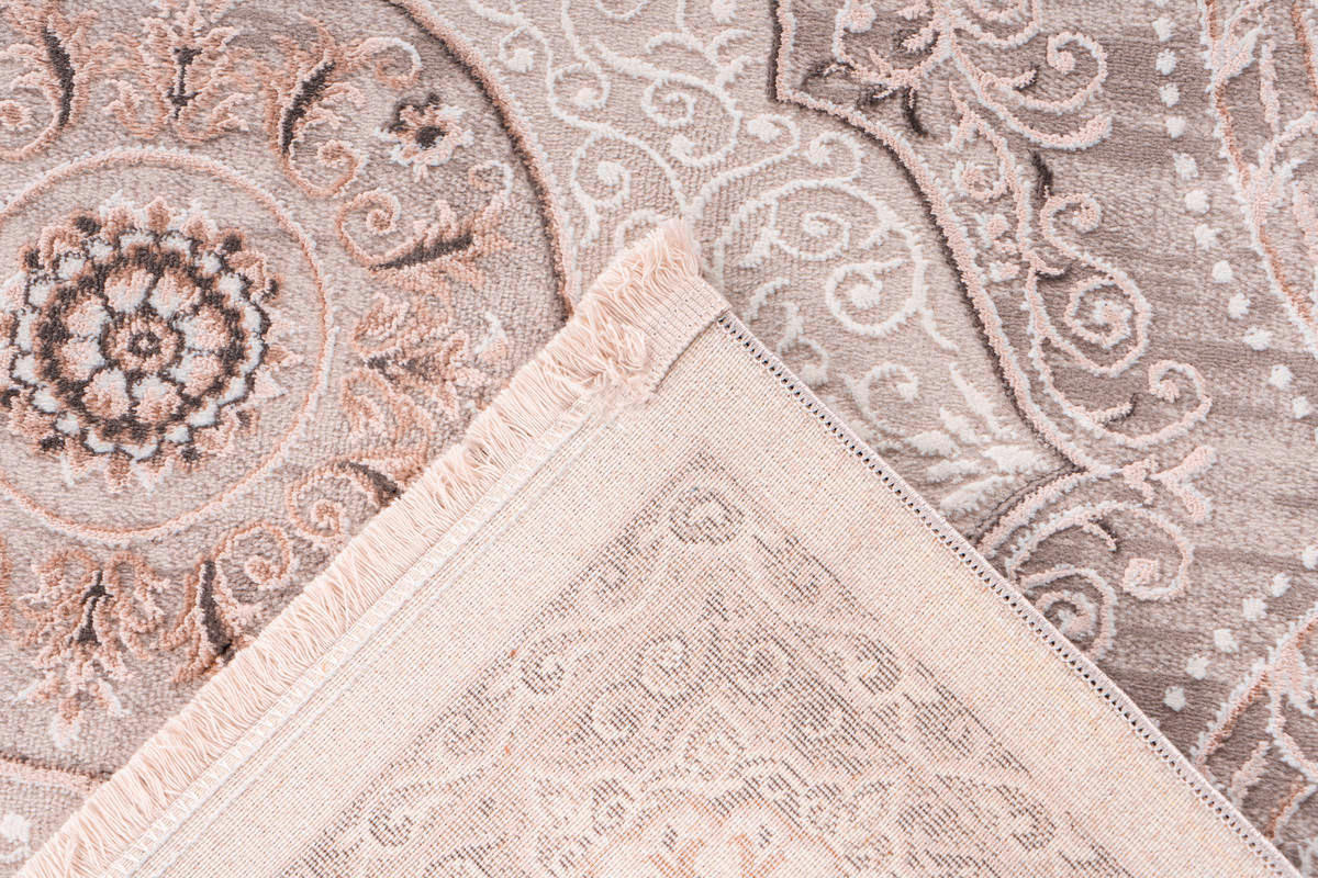 VINTAGE-TEPPICH 200/300 cm Akropolis Grau, Silberfarben  - Silberfarben/Grau, Design, Textil (200/300cm) - Kayoom