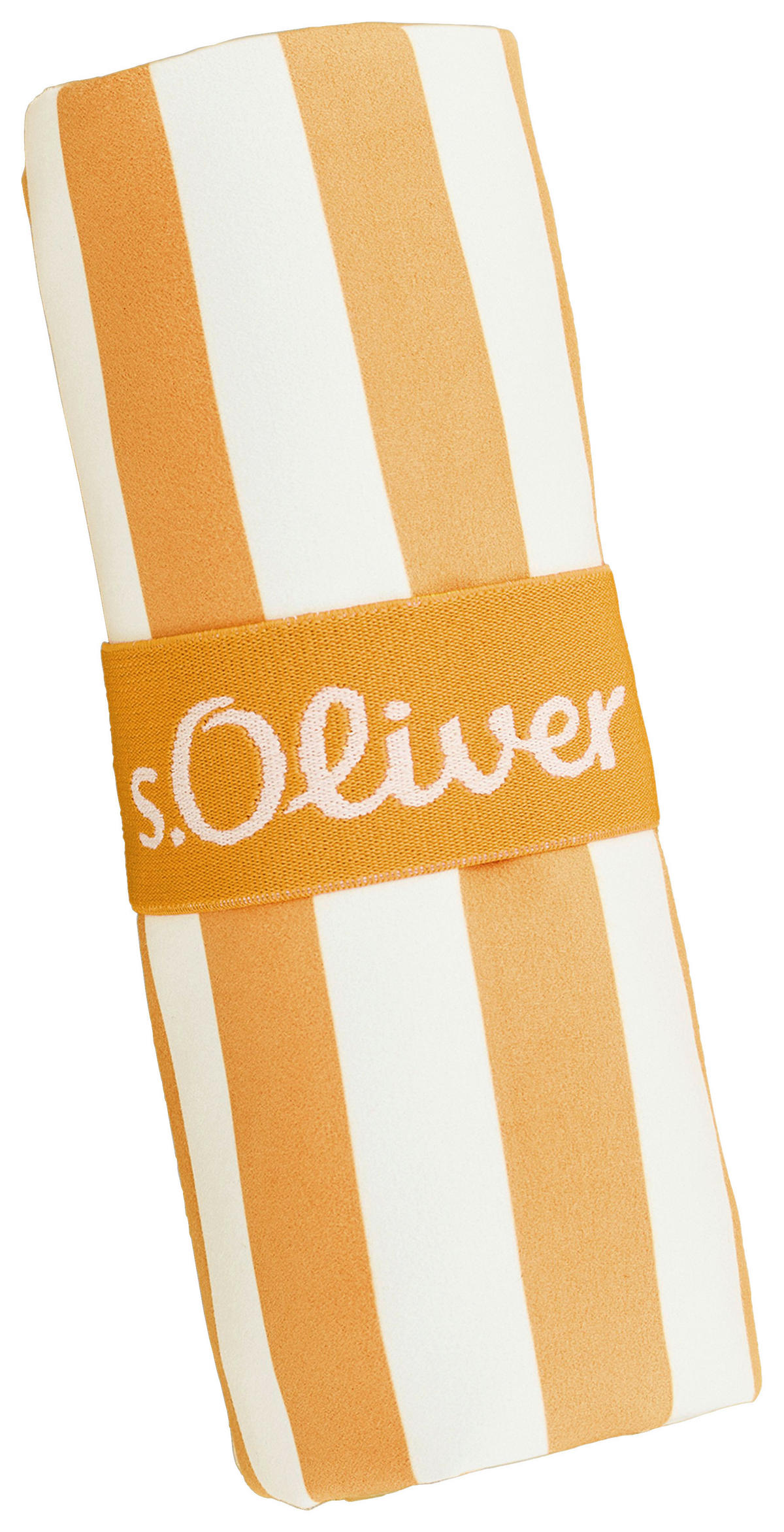SPORTHANDTUCH SPORTS Grau, Naturfarben, Orange  - Naturfarben/Orange, Basics, Textil (90/180cm) - S. Oliver