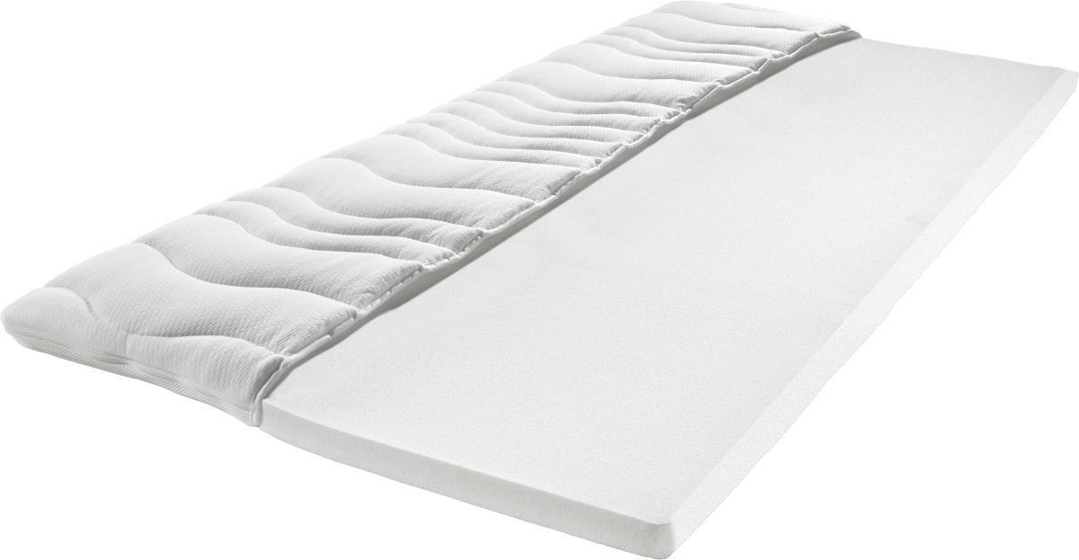 TOPPER 90/200 cm Höhe ca. 5 cm  - Weiß, Basics, Textil (90/200cm) - Sleeptex