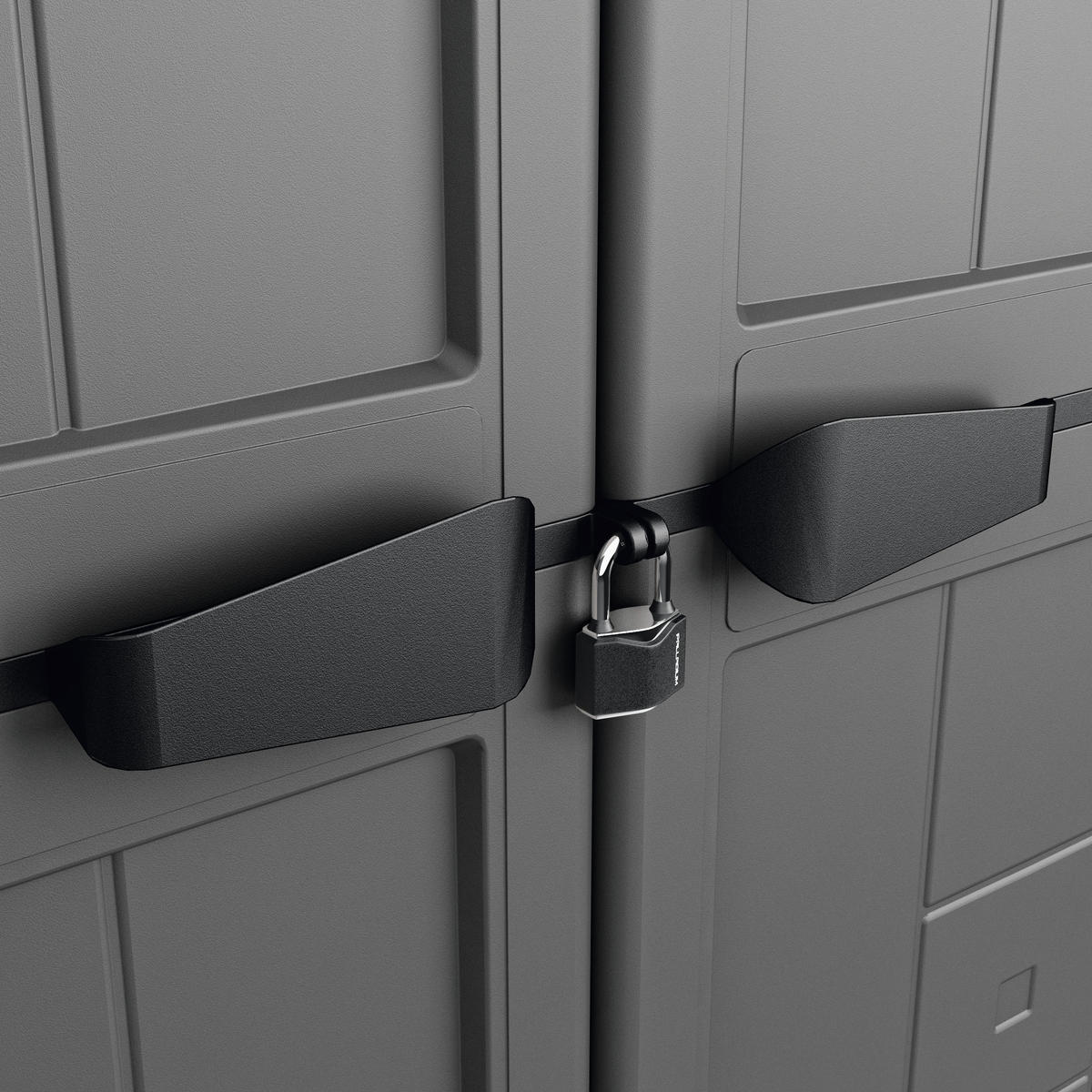 MEHRZWECKSCHRANK 136/166/39 cm  in Anthrazit, Grau  - Anthrazit/Grau, Design, Kunststoff (136/166/39cm) - MID.YOU