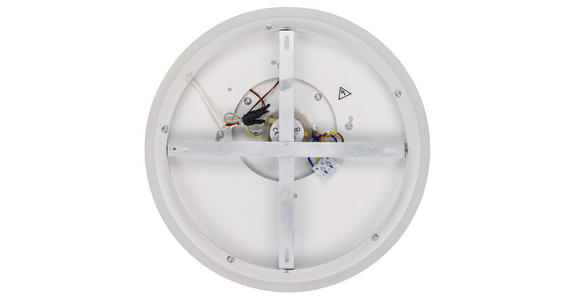 LED-DECKENLEUCHTE 38/6,5 cm   - Weiß, Basics, Kunststoff/Metall (38/6,5cm) - Novel