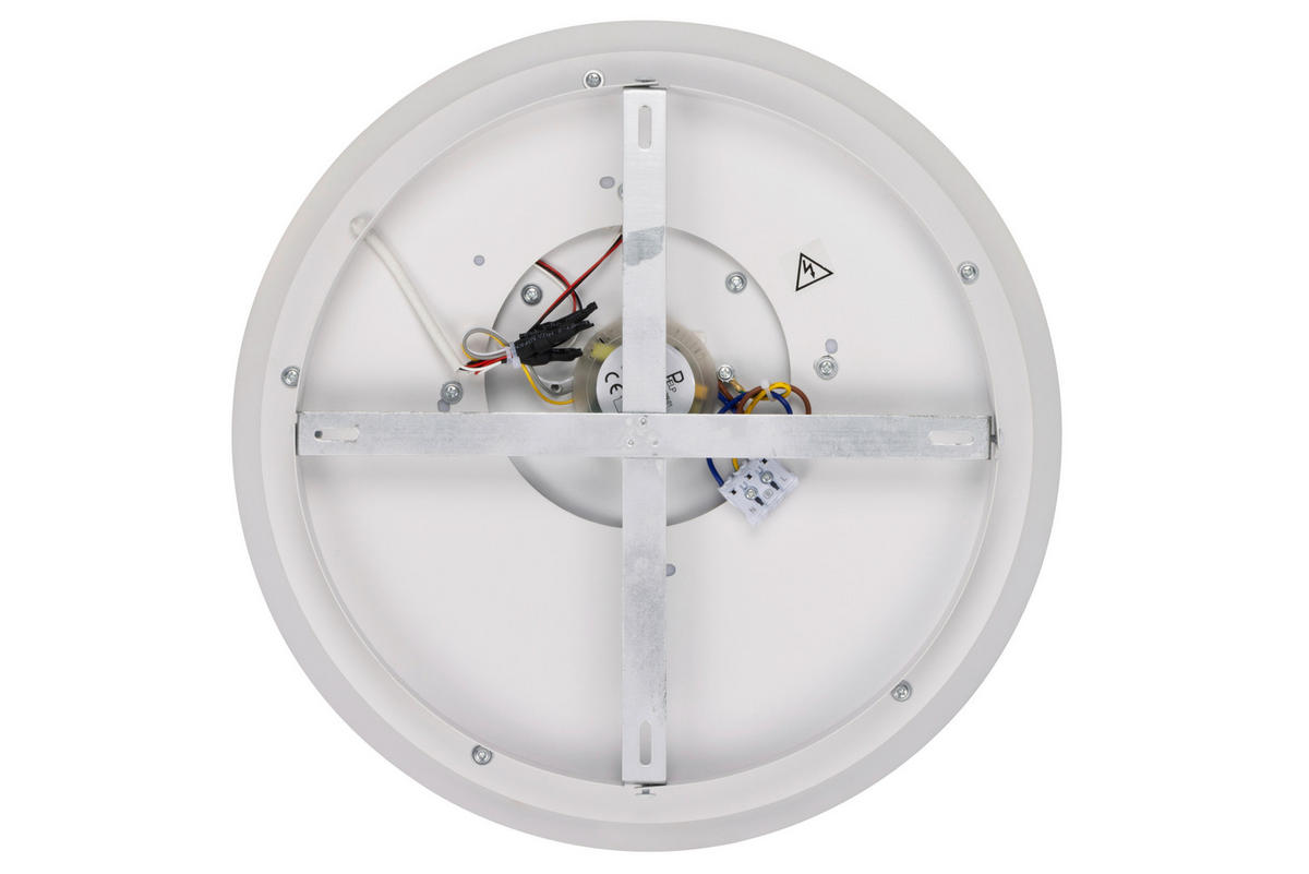 LED-DECKENLEUCHTE 38/6,5 cm   - Weiß, Basics, Kunststoff/Metall (38/6,5cm) - Novel
