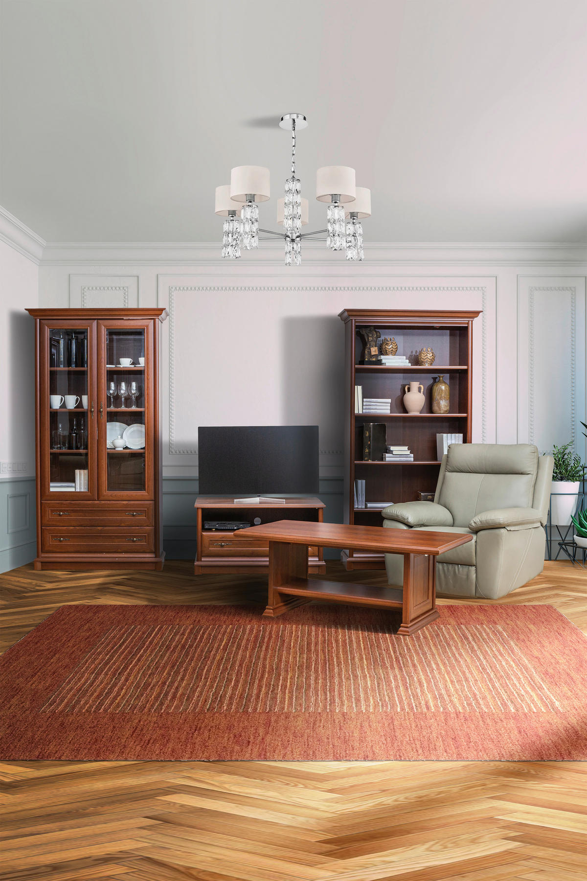 COMODĂ TV 101/54,5/54,5 cm  - bronz/castaniu, Design, metal/material pe bază de lemn (101/54,5/54,5cm) - Cantus