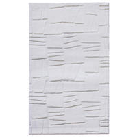 TKANÝ KOBEREC, 160/230 cm, bílá - bílá, Design, textil (160/230cm)