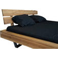 BALKENBETT 180/200 cm  in   - Schwarz, Natur, Holz/Metall (180/200cm) - Carryhome