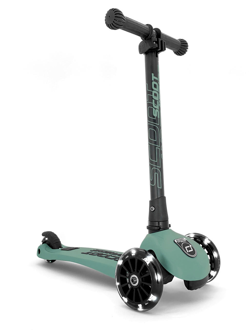 KINDERSCOOTER Highwaykick 3  - Dunkelgrün, Trend, Kunststoff/Metall (24/72cm) - Scoot and Ride