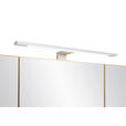 SPIEGELSCHRANK 80/64/20 cm  - Eichefarben/Silberfarben, KONVENTIONELL, Glas/Holzwerkstoff (80/64/20cm) - Xora