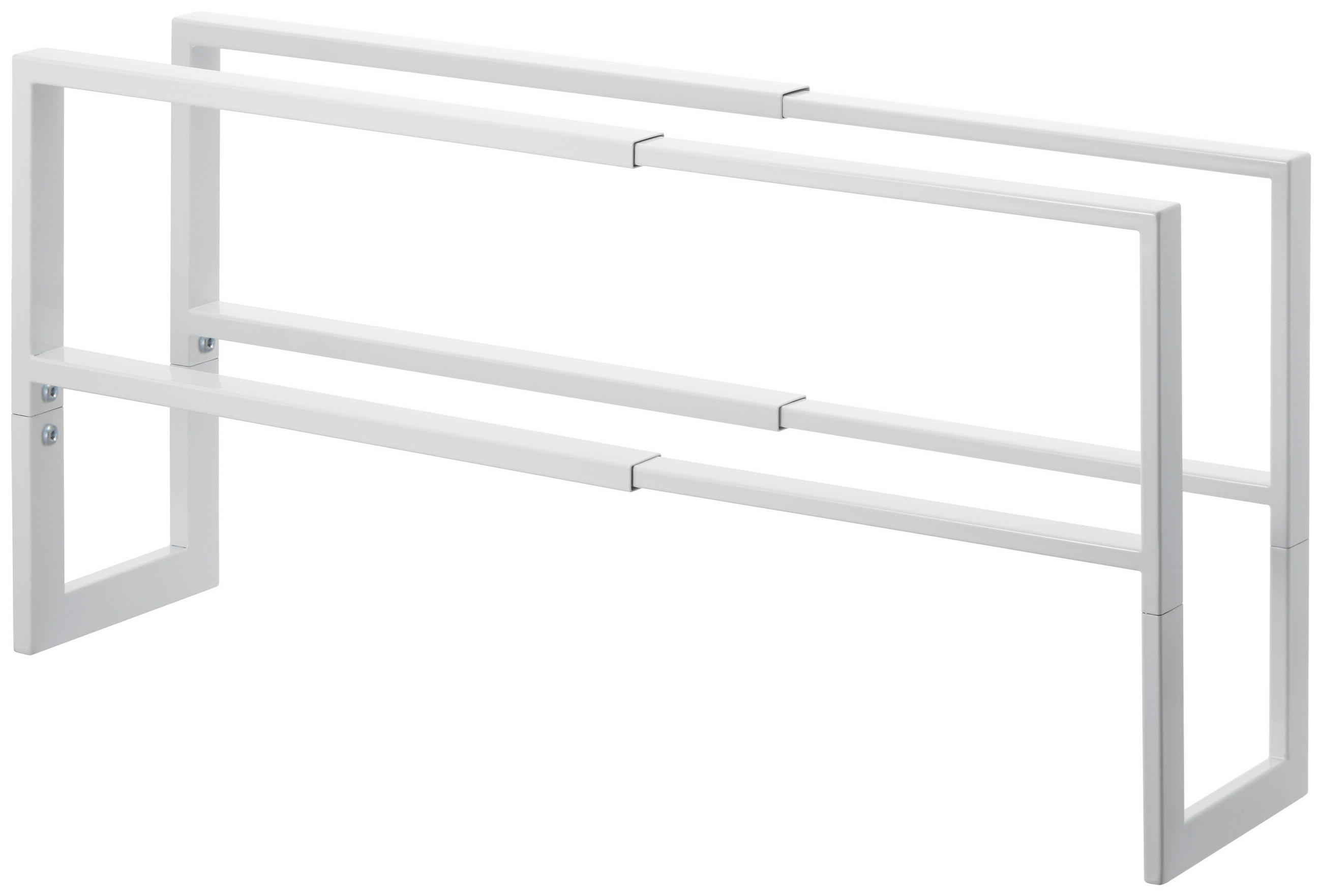SCHUHREGAL 38/15/30 cm  - Weiss, Basics, Metall (38/15/30cm)
