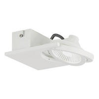 WANDLEUCHTE 14/14/6 cm   - Weiß, Design, Glas/Metall (14/14/6cm) - Eglo