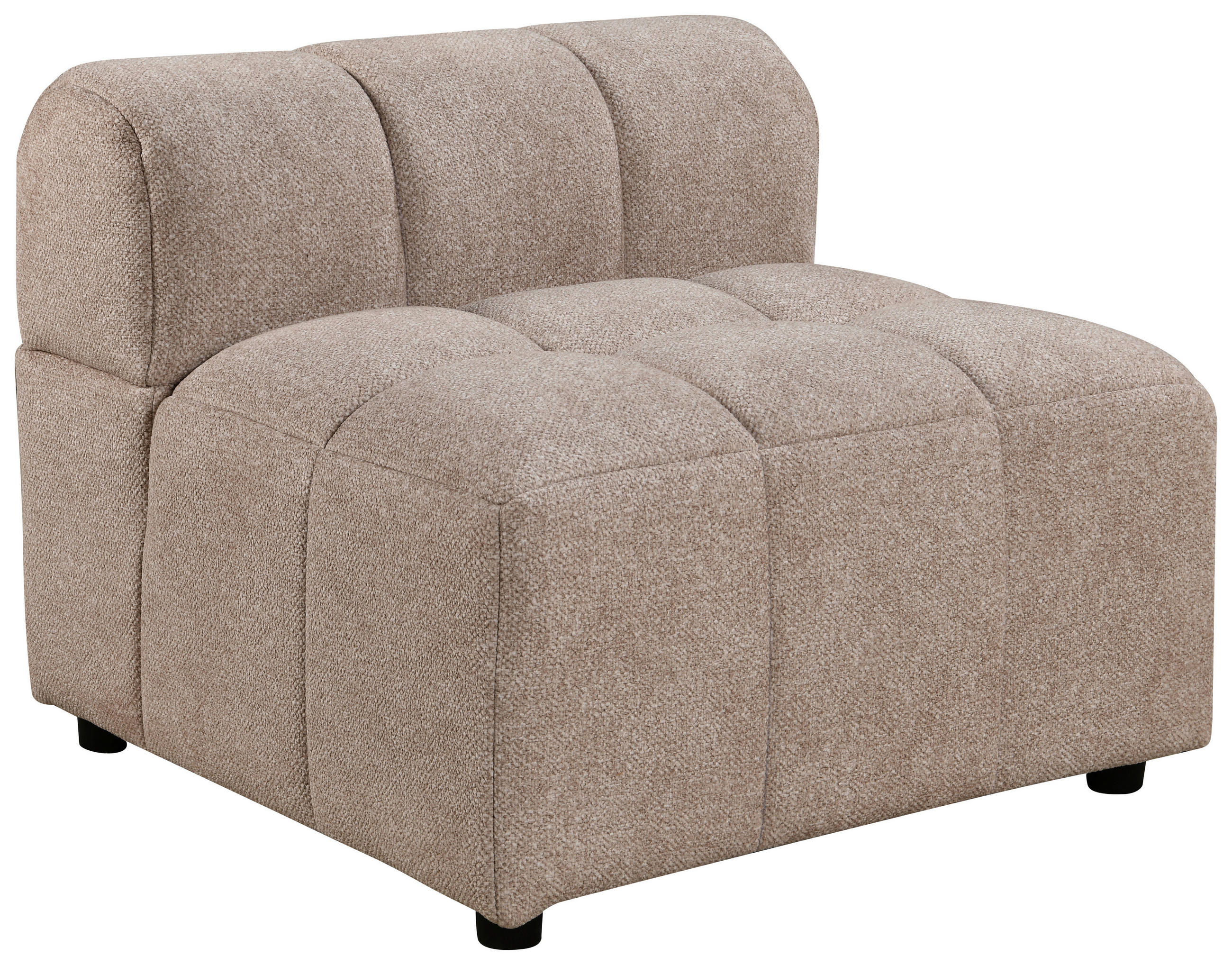 ZWISCHENELEMENT Struktur  - Beige/Schwarz, Design, Holz/Kunststoff (84/70/84cm) - MID.YOU