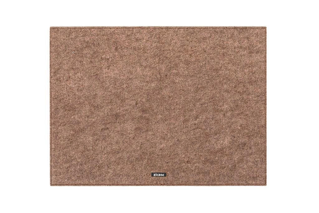 PODMETAČI ZA STOL smeđa , tekstil  Nuno  - smeđa, Basics, tekstil (33/45cm) - ZICZAC