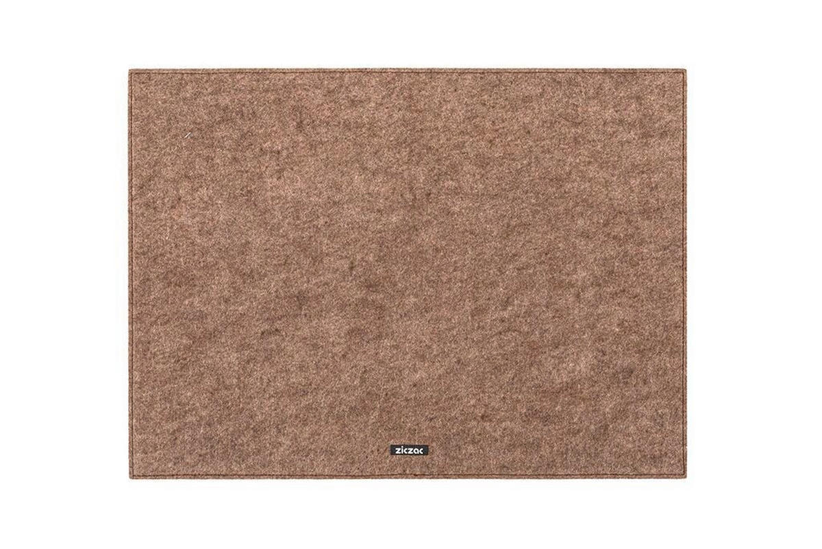 PODMETAČI ZA STOL smeđa , tekstil  Nuno  - smeđa, Basics, tekstil (33/45cm) - ZICZAC