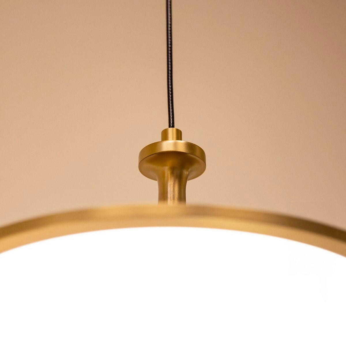 LED-HÄNGELEUCHTE Alora Mood 13,3/30,5 cm  - Goldfarben, Design, Kunststoff/Metall (13,3/30,5cm) - Elstead Lighting