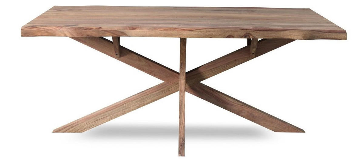 JEDÁLENSKÝ STÔL, indický palisander, prírodná farba, 180/100/70 cm - prírodná farba, Modern, drevo (180/100/70cm) - Livetastic
