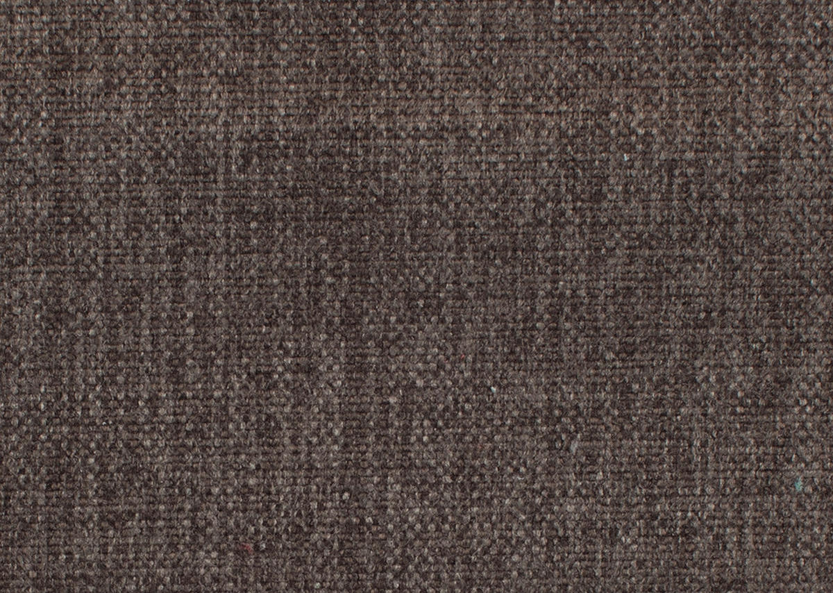 ECKSOFA in Flachgewebe, Leinenoptik Braun  - Schwarz/Braun, Modern, Textil/Metall (247/208cm) - Xora