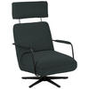 SESSEL in Flachgewebe, Bouclé Anthrazit  - Anthrazit/Schwarz, Design, Textil/Metall (71/103/91cm) - Koinor