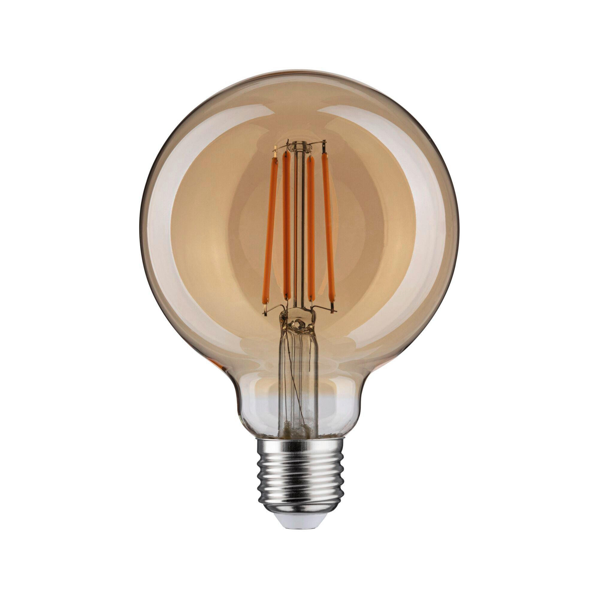 LED-LEUCHTMITTEL E27 6 W 470 lm  - Goldfarben, Basics, Glas (9,5/13,8cm) - Paulmann