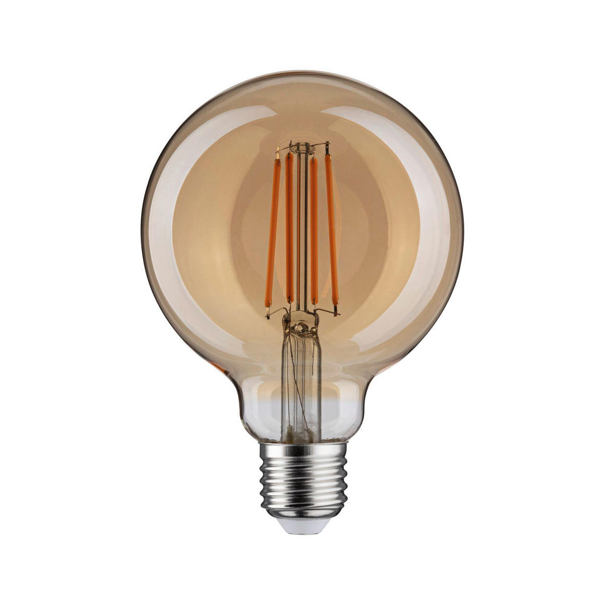 LED-LEUCHTMITTEL E27 6 W 470 lm  - Goldfarben, Basics, Glas (9,5/13,8cm) - Paulmann