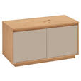 GARDEROBENBANK 86/45/40 cm  - Sandfarben/Eichefarben, Design, Holz/Holzwerkstoff (86/45/40cm) - Novel