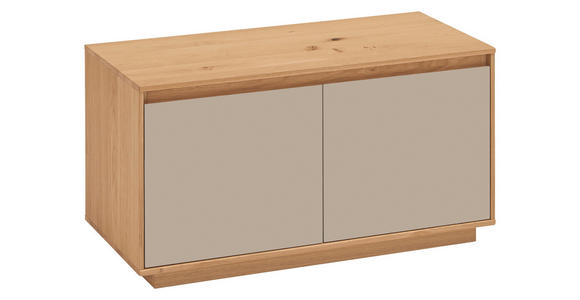 GARDEROBENBANK 86/45/40 cm  - Sandfarben/Eichefarben, Design, Holz/Holzwerkstoff (86/45/40cm) - Novel