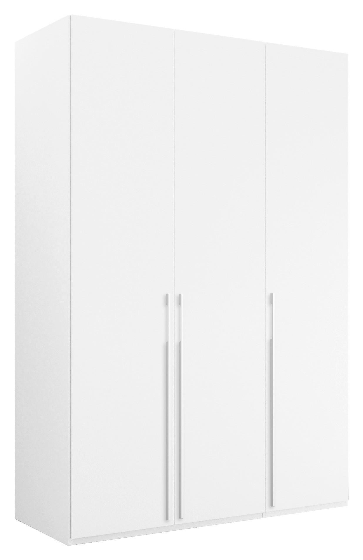 DREHTÜRENSCHRANK 151/235/60 cm 3-türig Weiß  - Weiß, Trend, Holzwerkstoff/Metall (151/235/60cm) - Novel