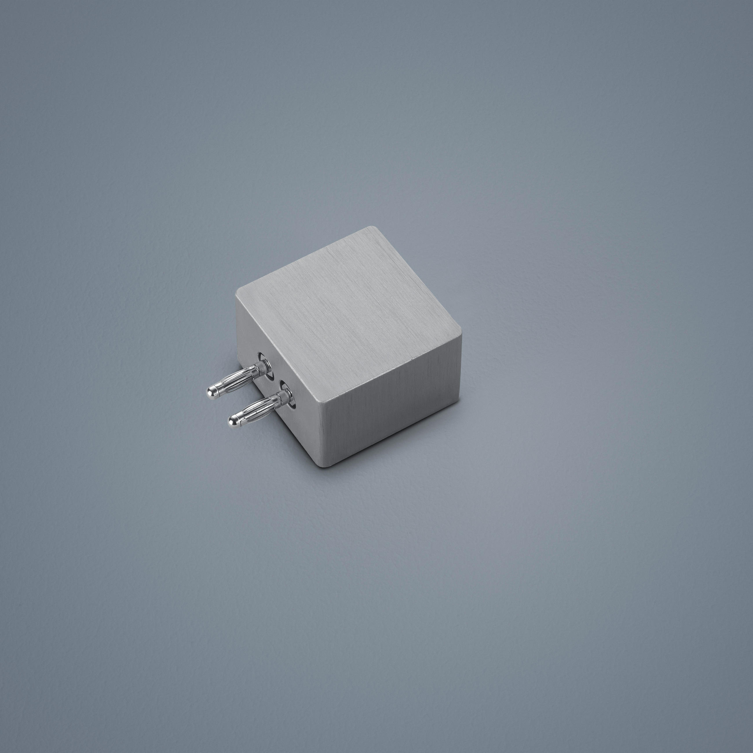 DECKENLEUCHTE 4,5/4,5/3 cm   - Nickelfarben, Basics, Metall (4,5/4,5/3cm) - Helestra