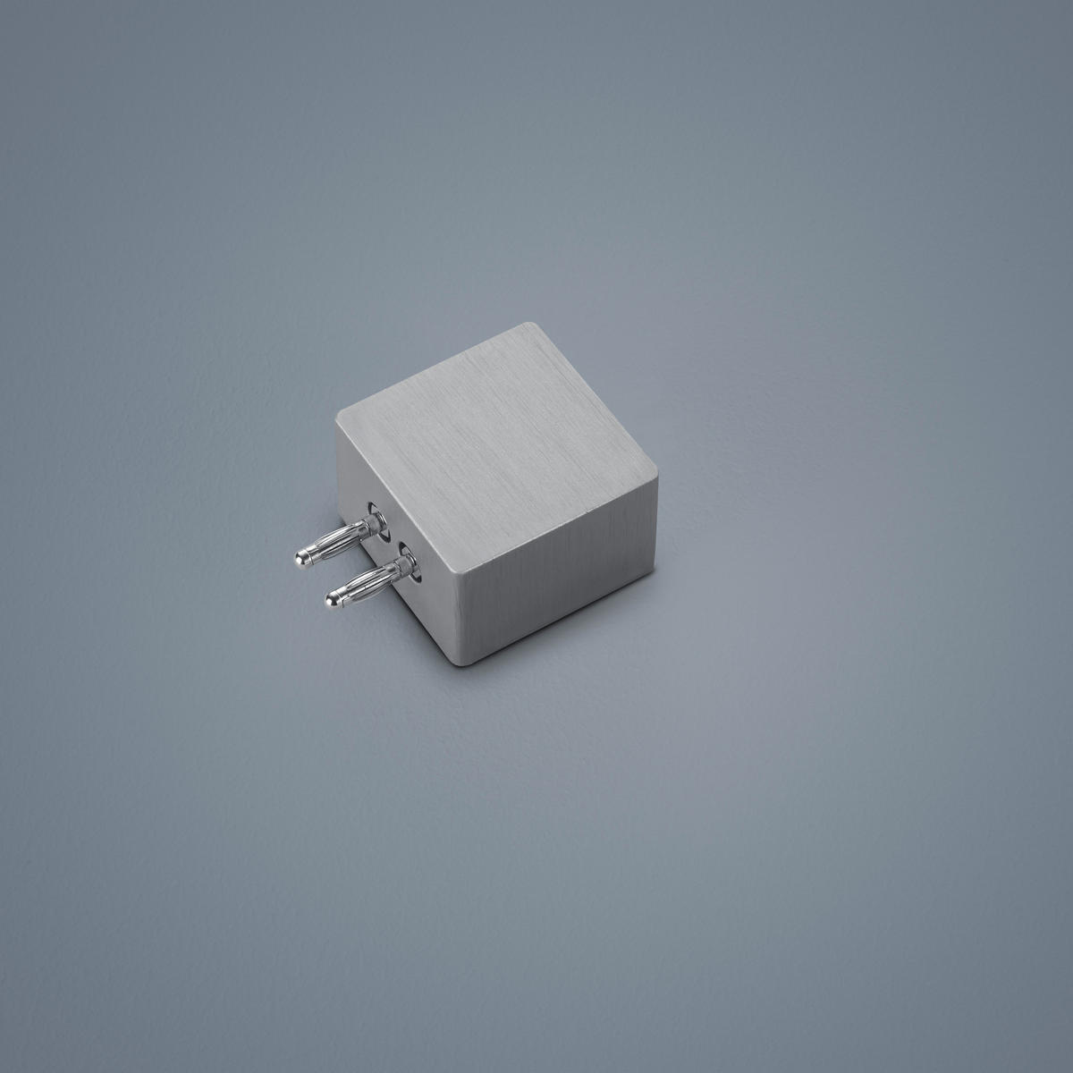 DECKENLEUCHTE 4,5/4,5/3 cm   - Nickelfarben, Basics, Metall (4,5/4,5/3cm) - Helestra