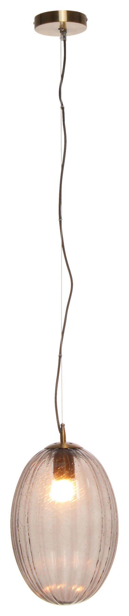 ZÁVĚSNÉ SVÍTIDLO, 23/23/36 cm  - šedá, Basics, kov/sklo (23/23/36cm) - MID.YOU