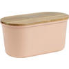 BROTBOX 37/21,5/17,20 cm  - Koralle/Akaziefarben, Basics, Holz/Kunststoff (37/21,5/17,20cm) - Echtwerk
