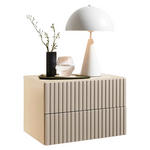 NACHTKÄSTCHEN 42/28/30 cm  in Kaschmir  - Kaschmir, MODERN, Holzwerkstoff (42/28/30cm) - Carryhome