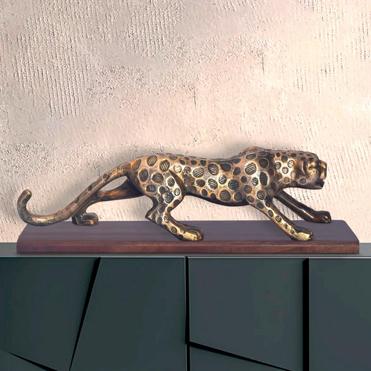DEKOTIER - Goldfarben, Design, Metall (63/17,5/16cm) - Livetastic