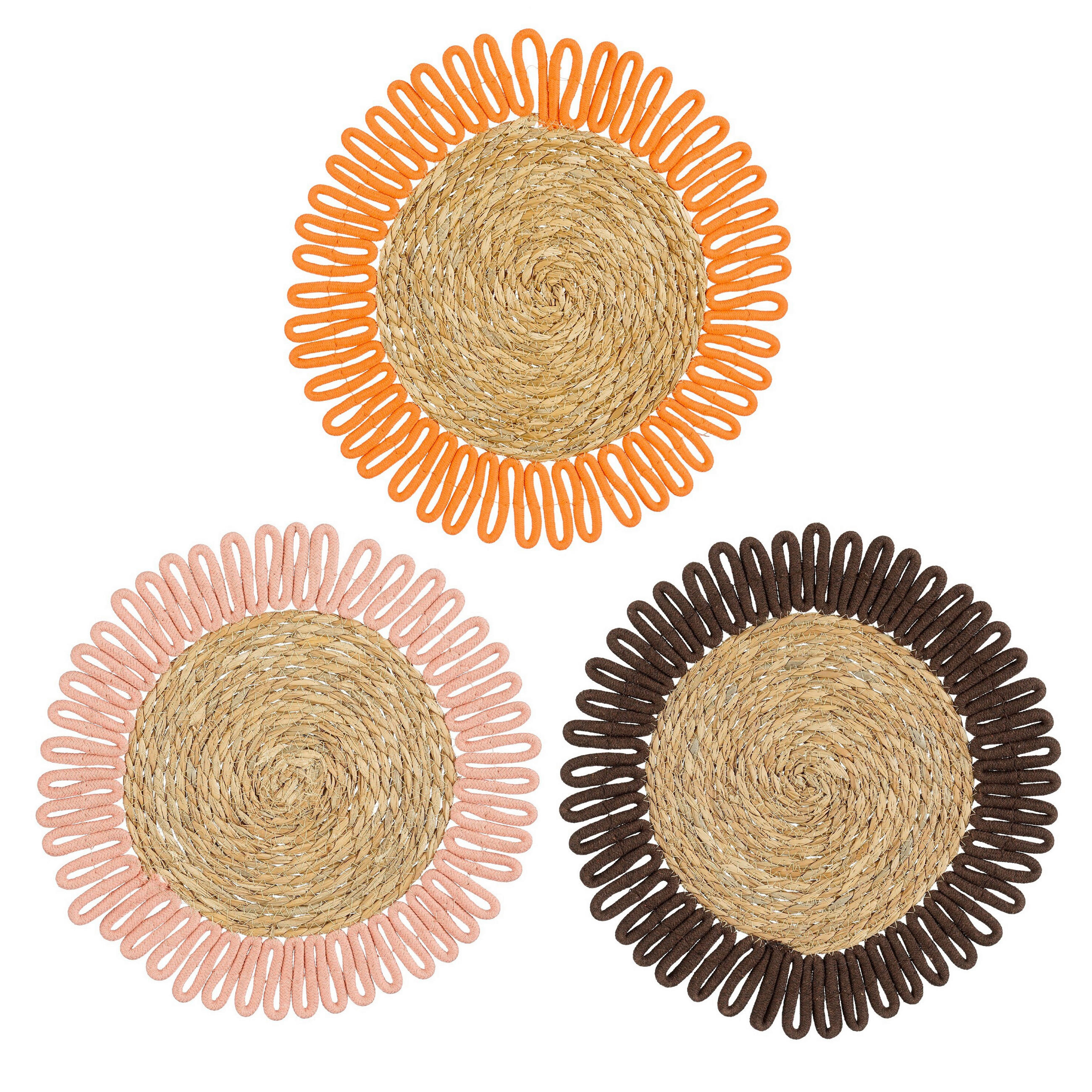 PRESTIERANIE, 38 cm - oranžová/hnedá, Basics, prírodné materiály (38cm)