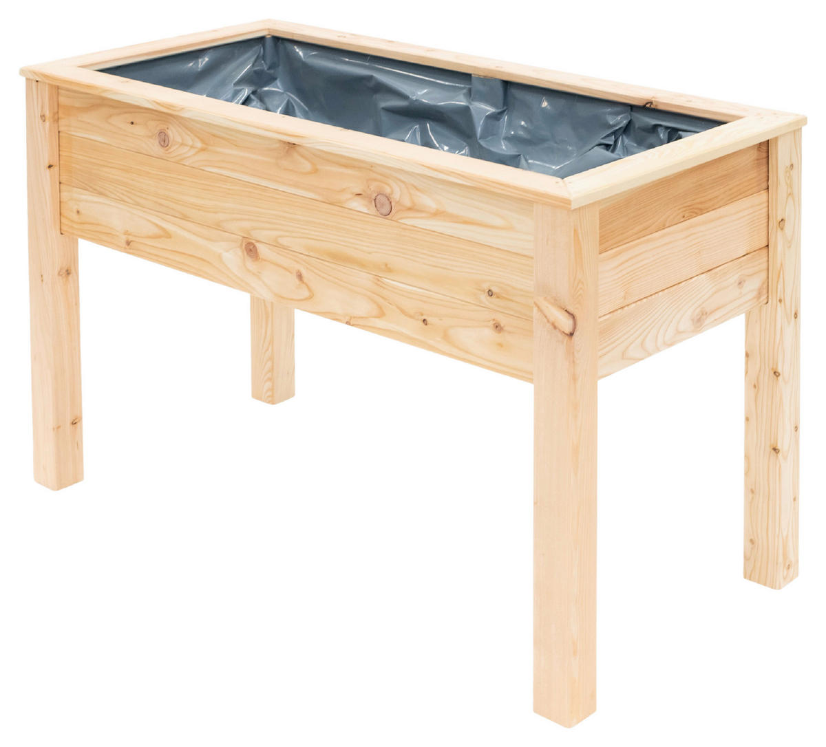 HOCHBEET  - Lärchefarben, Basics, Holz (120/75/65cm) - Ambia Garden