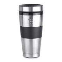 LONČEK ZA NA POT    0,5 l       - srebrne barve/črna, Basics, kovina/umetna masa (8,5/18cm) - BergHOFF