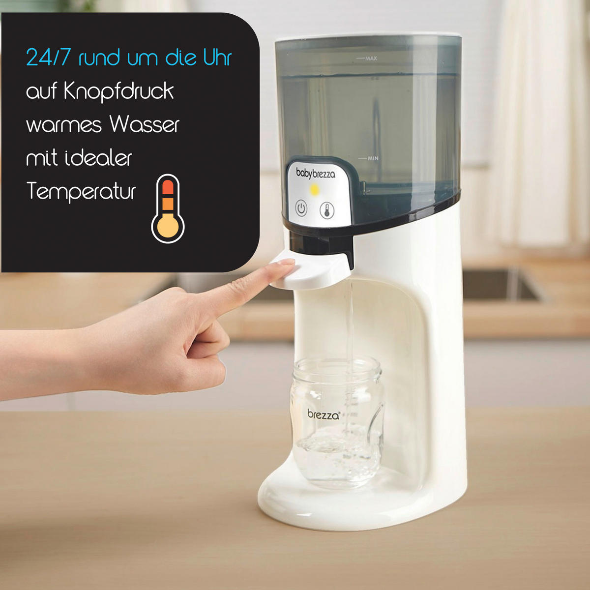 BABYNAHRUNGSZUBEREITER Insatnt Warmer  - Weiß, Basics, Kunststoff (19/36,7/15,7cm) - Baby Brezza