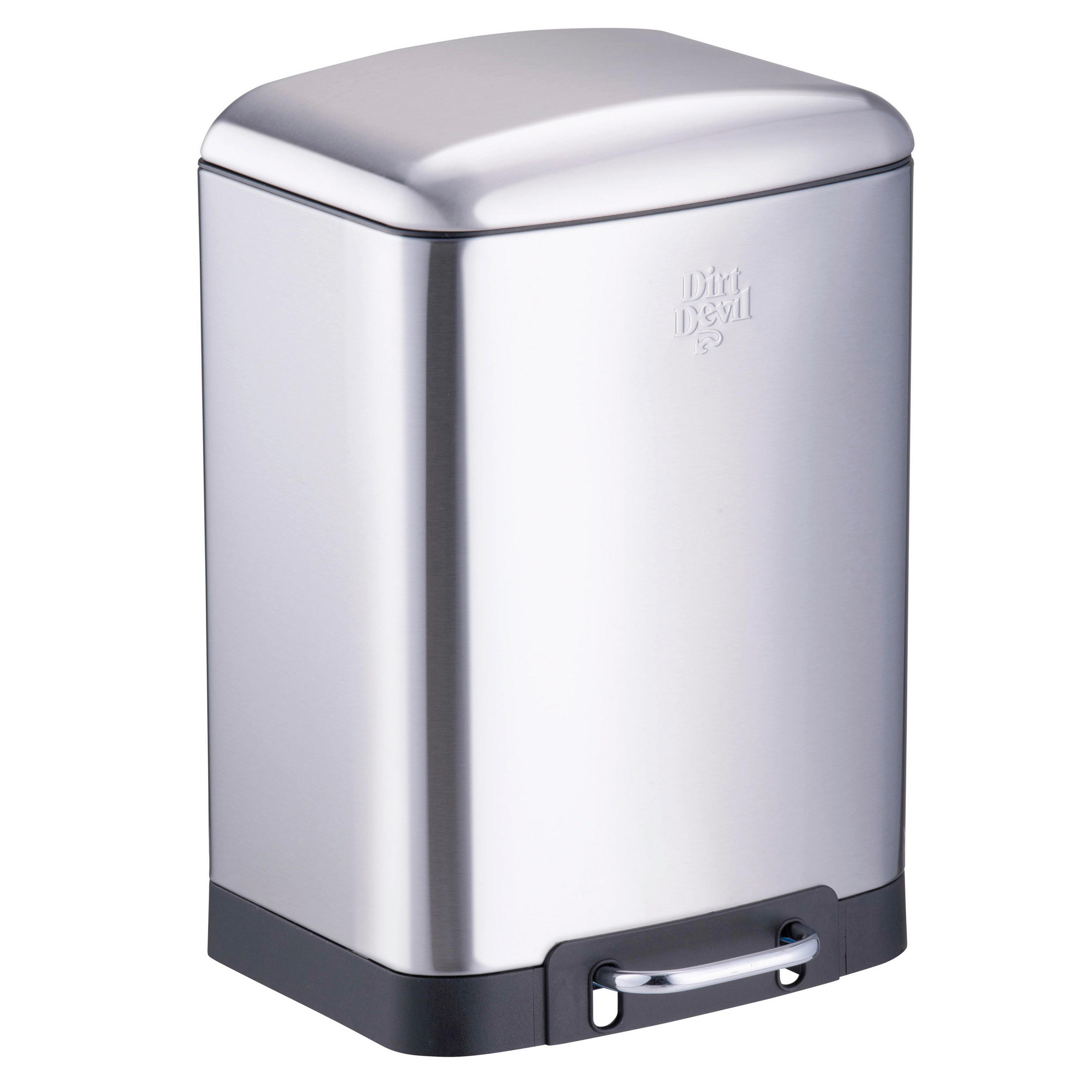 Dirt Devil Treteimer Tretabfalleimer Silber 25.5x40x28 cm
