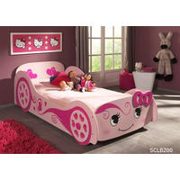 AUTOBETT 90/200 cm Rosa Rosa  - Rosa, MODERN, Holzwerkstoff (90/200cm) - MID.YOU