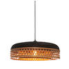 HÄNGELEUCHTE GOOD&MOJO  60/18 cm   - Schwarz/Naturfarben, Trend, Naturmaterialien (60/18cm) - Good & Mojo