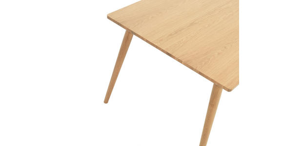 ESSTISCH Eiche furniert, massiv rechteckig Eichefarben  - Eichefarben, Trend, Holz/Holzwerkstoff (190/90/75cm) - Carryhome