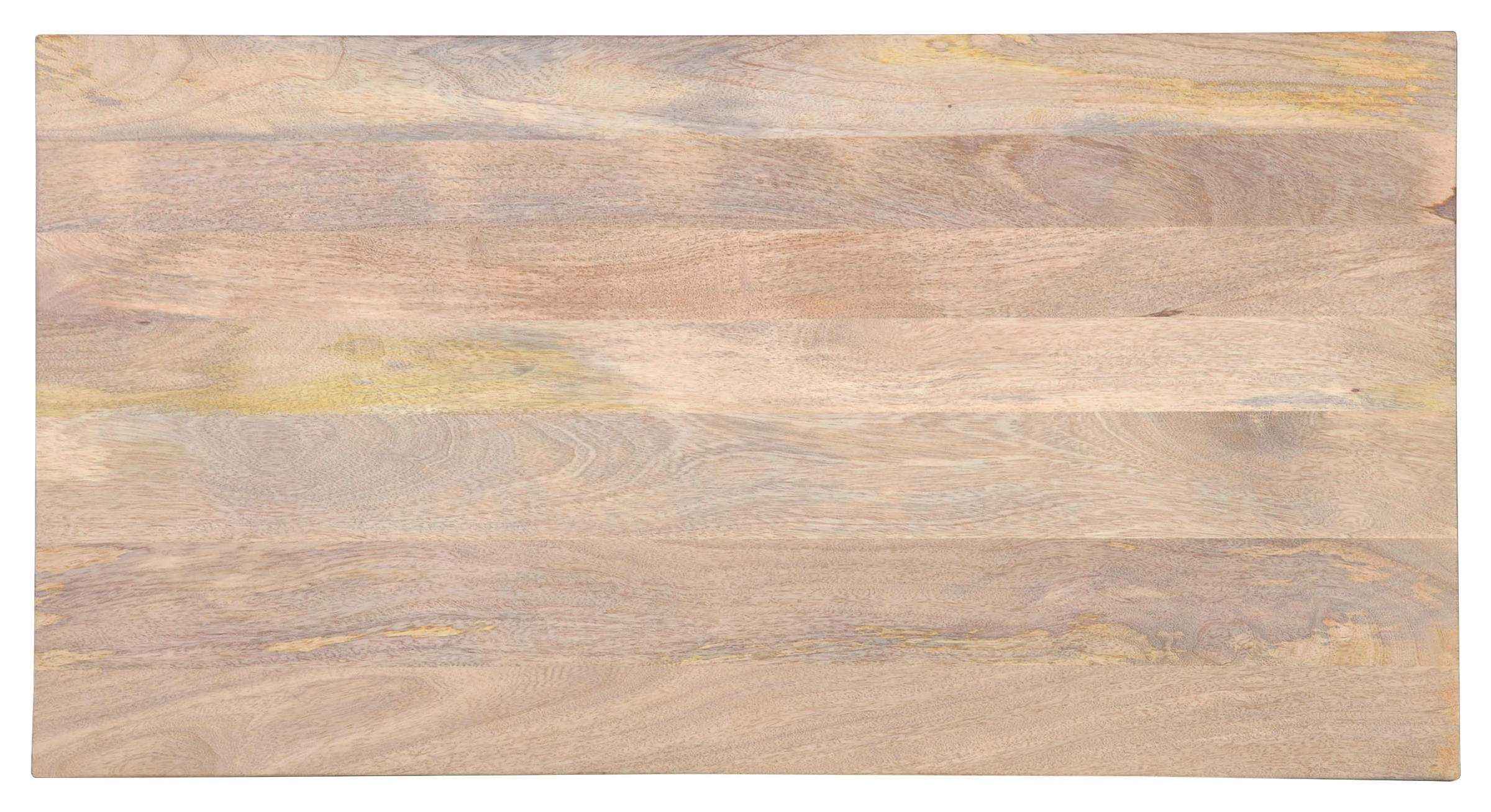 COUCHTISCH Mangoholz massiv 60/46/65 cm Naturfarben, Schwarz  - Schwarz/Naturfarben, Trend, Holz/Metall (60/46/65cm) - Livetastic