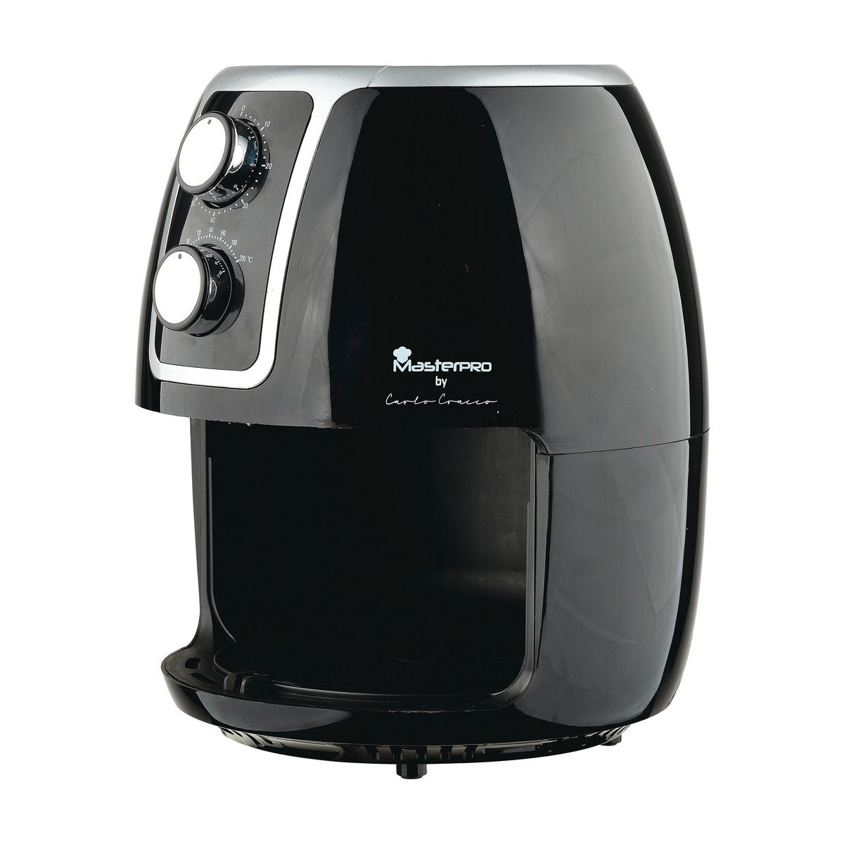 HEIßLUFTFRITTEUSE 3.4 L  - Schwarz, Basics, Kunststoff (36,7/30,5/30,5cm) - Masterpro