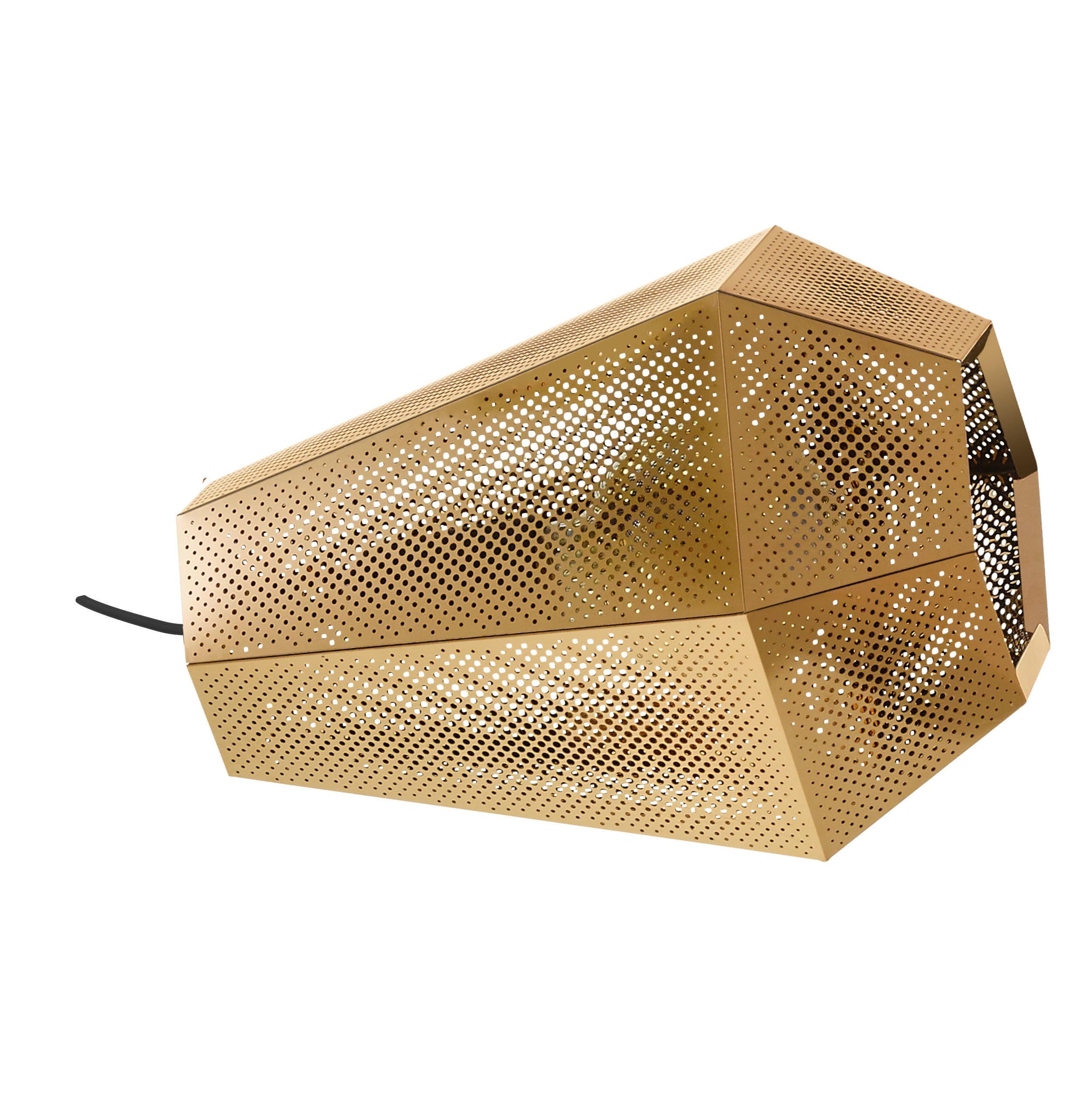 TISCHLEUCHTE Chiavica 25/17,5/20,5 cm  - Messingfarben, Design, Metall (25/17,5/20,5cm) - Eglo